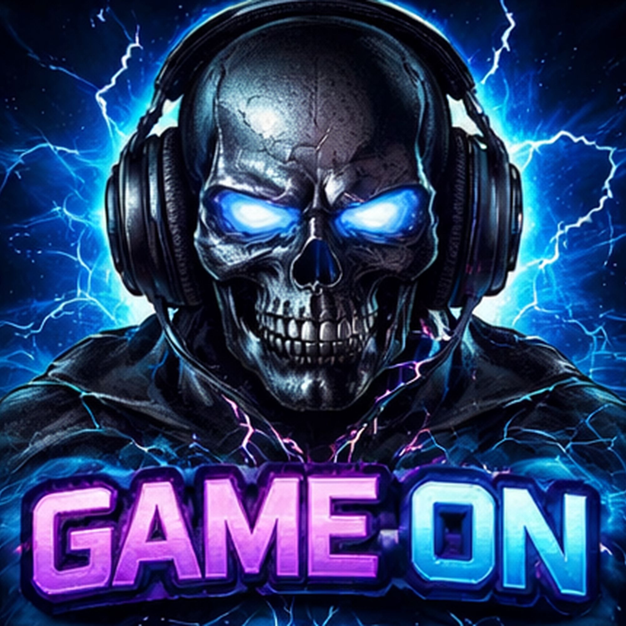gaming mousepad 24x20 cm – game on skull